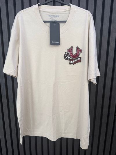 True Religion Beige Graphic T-Shirt