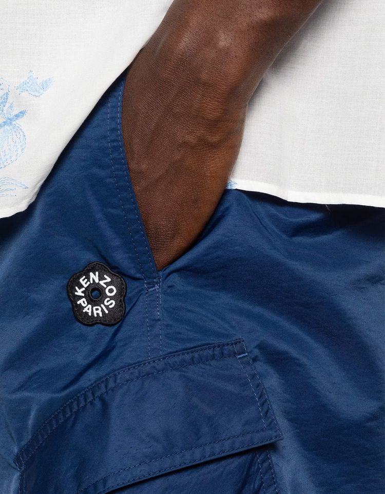 Kenzo Blue Boke Flower 2.0 Cargo Shorts 4