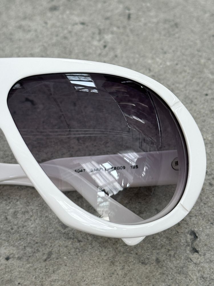 Versace 2000s Oversized Shield Logo Sunglasses image 8