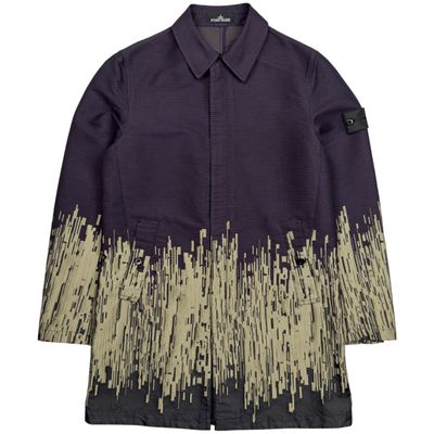 S/S 17 Stone Island Shadow Project Big Loom Jaquard Car Coat