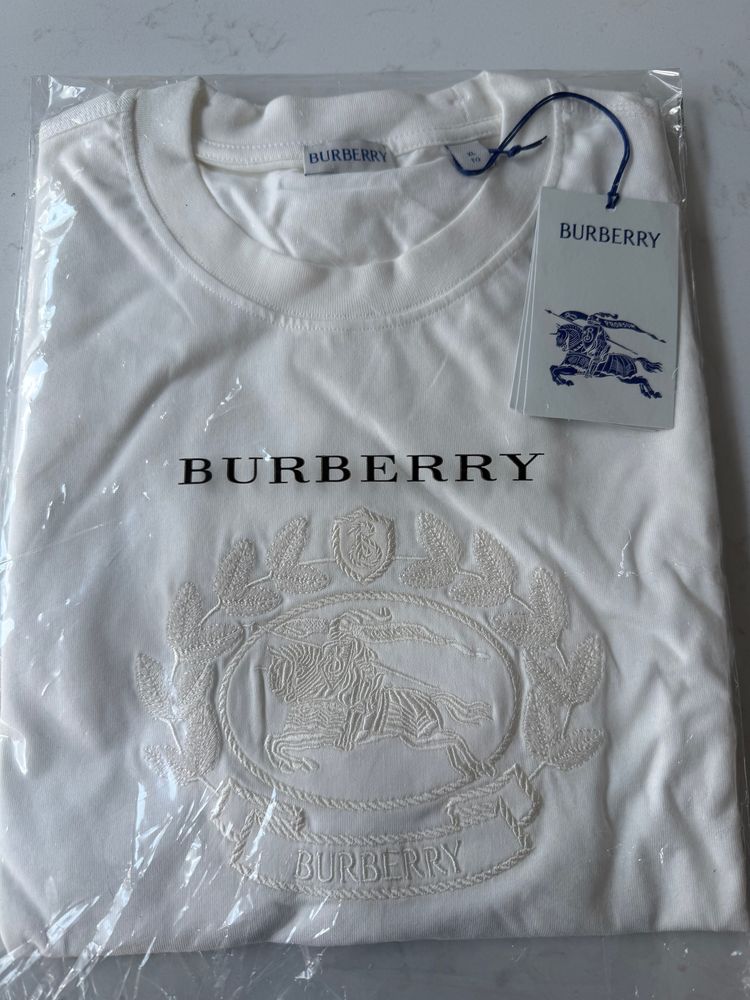 Burberry Embroided White T-Shirt RRP £495