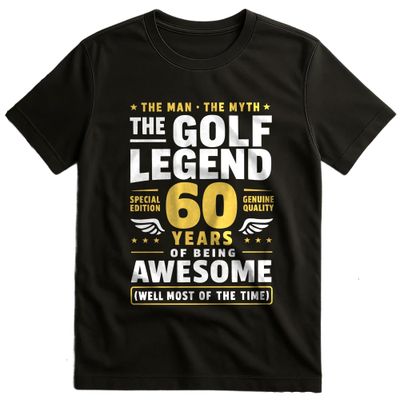 golf legend 60 T Shirt AU 5