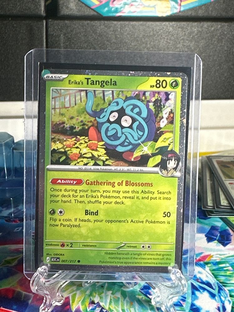 Erika'S Tangela Trading Card