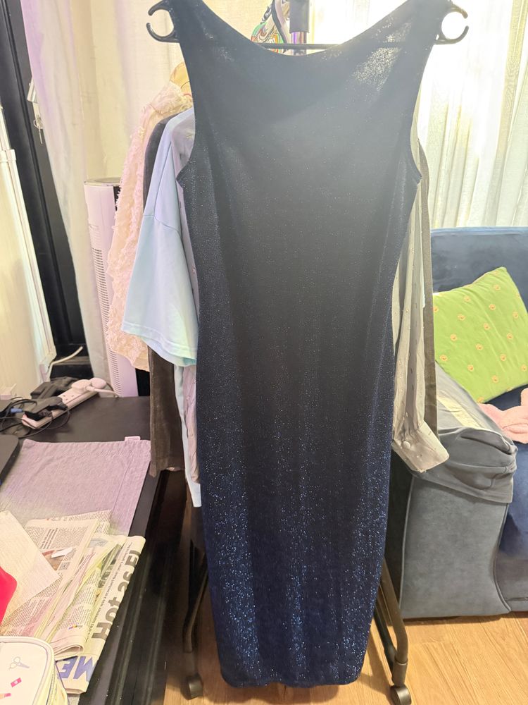 Black Sleeveless Dress imagen 1