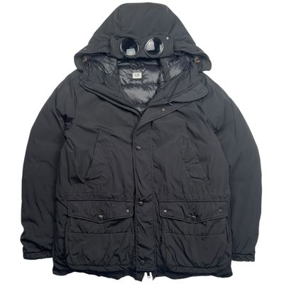 C.P. Company Nycra Down Puffer Goggle Jacket - Black