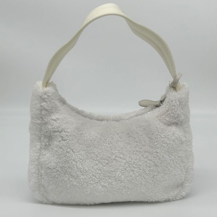 Prada White Fluffy Shoulder Bag image 4
