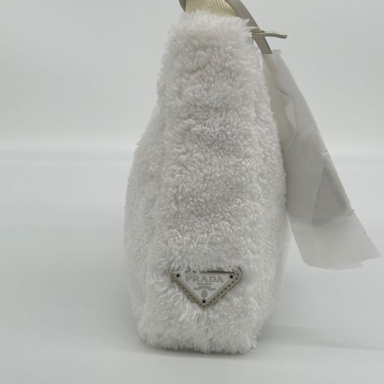 Prada White Fluffy Shoulder Bag image 3