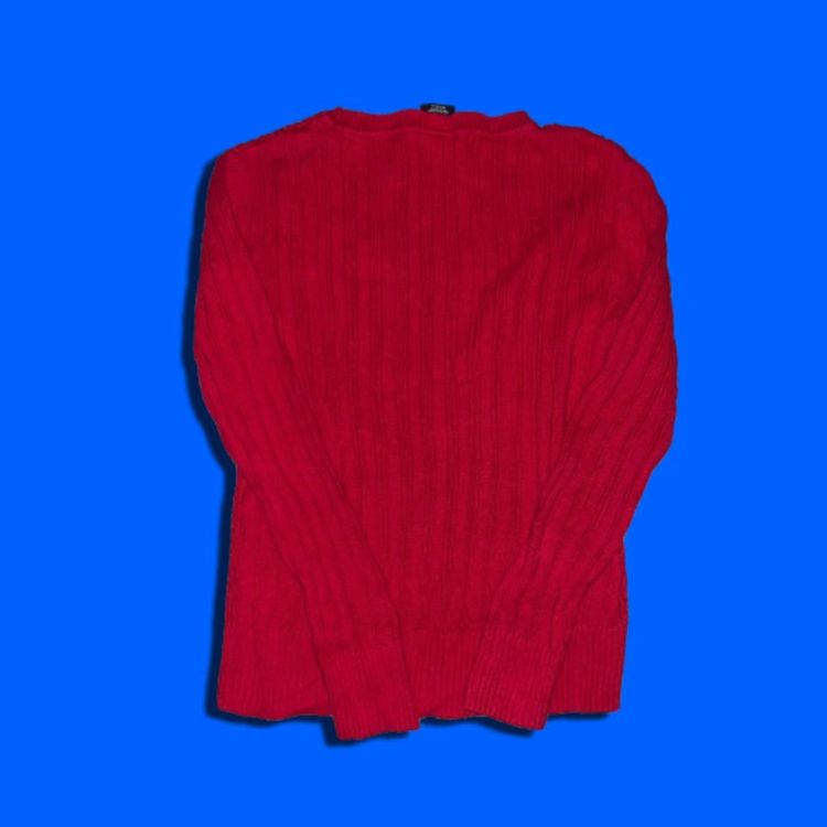 * RED KNIT JUMPER * 4