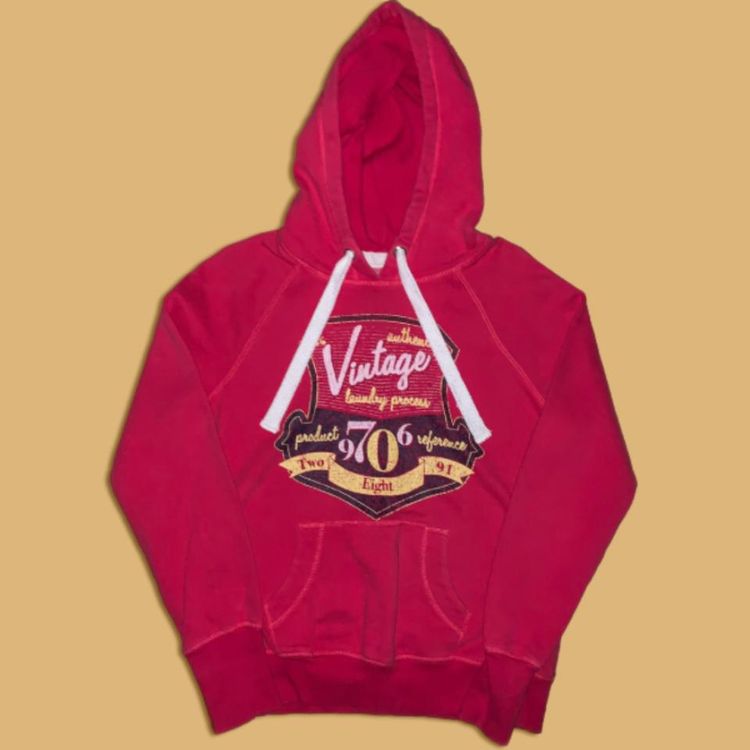 * PINK VINTAGE HOODIE  * image 1