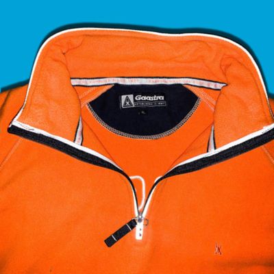 * VINTAGE EMBROIDERED QUARTER ZIP FLEECE JACKET * 2