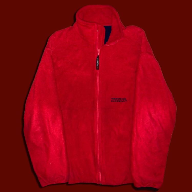 * EMBROIDERED ZIP UP FLEECE JACKET *
