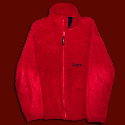 * EMBROIDERED ZIP UP FLEECE JACKET *