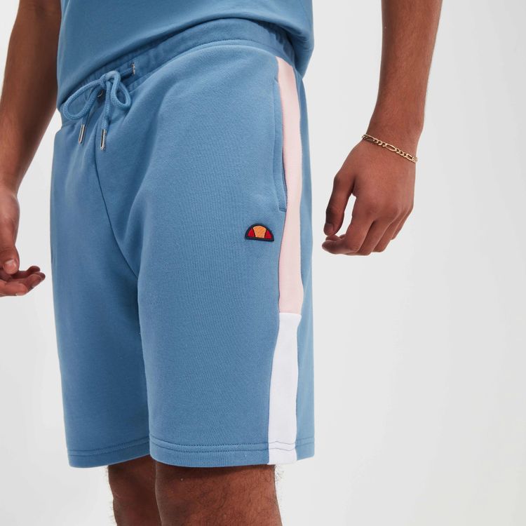 RD1 Clothing Ellesse Turi Jogger Sweat Short In Dark Blue & Pink product image