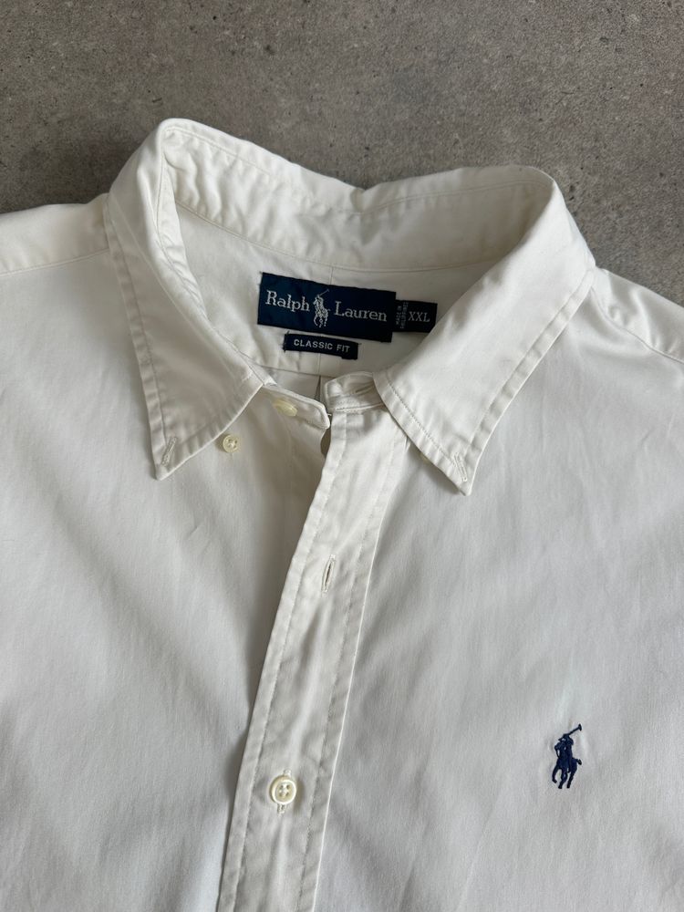 Ralph Lauren 2000s Pure Cotton Logo Shirt - XXL image 6