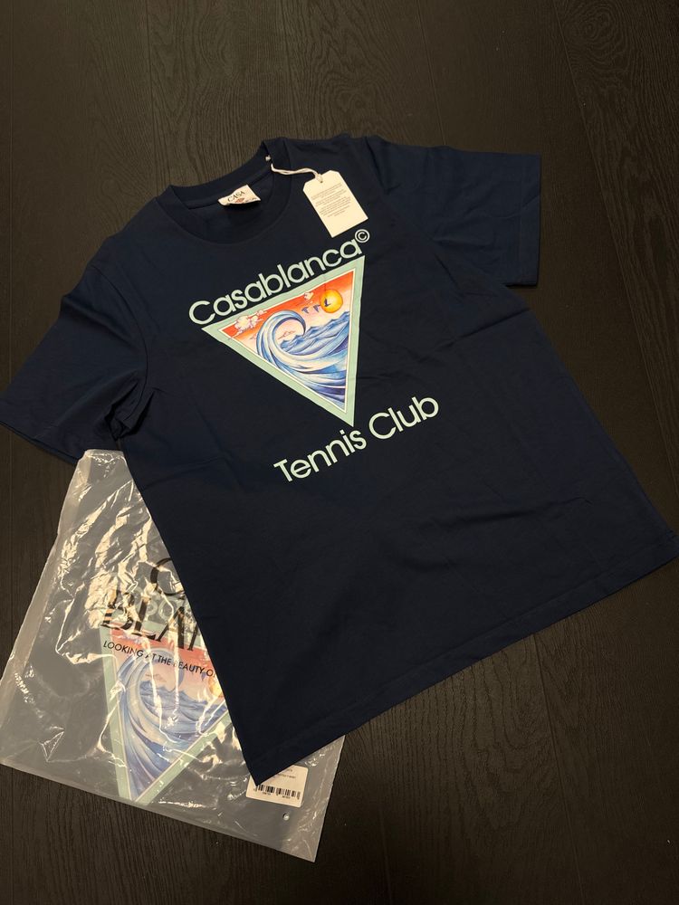 Casablanca Tennis Club T-shirt Brand new (£235 RRP) CHOOSE YOUR SIZE
