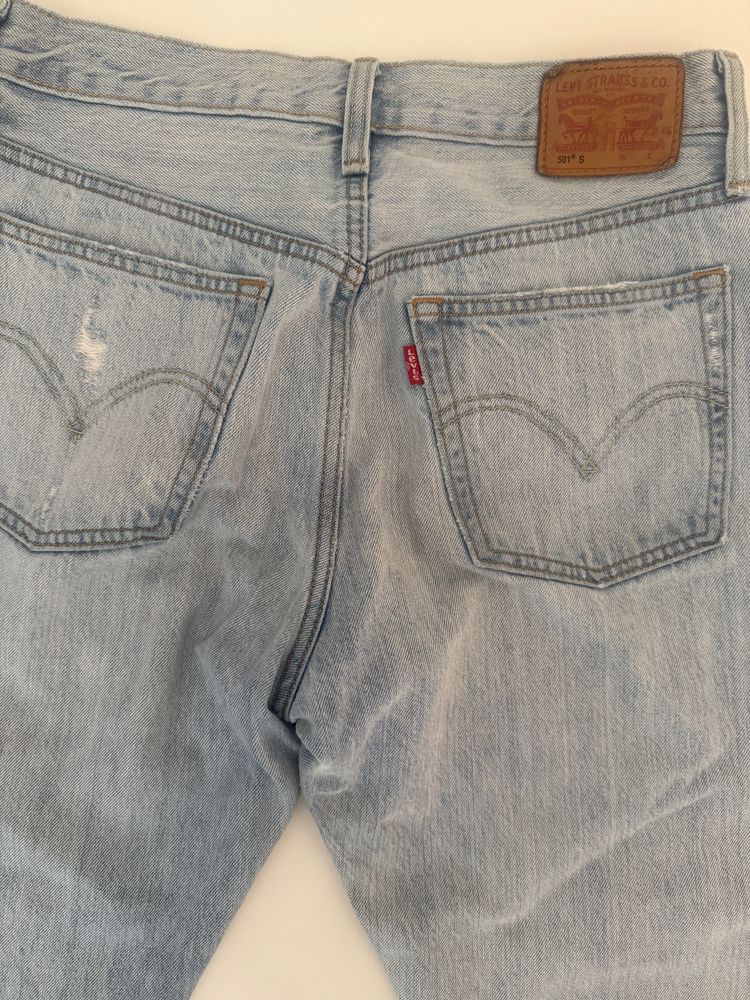 Levi's Levi's light blue distressed jeans product image