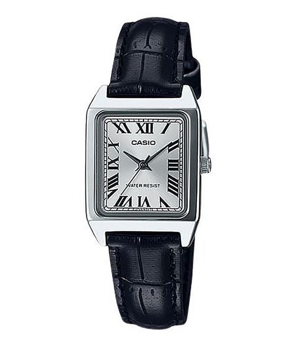 Casio Standard Analog Leather Strap Silver Dial Quartz LTP-V007L-7B1 Women's Watch image 1