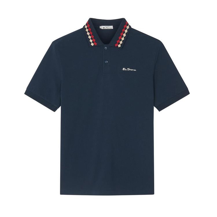 Insert Collar Signature Polo Shirt For Men