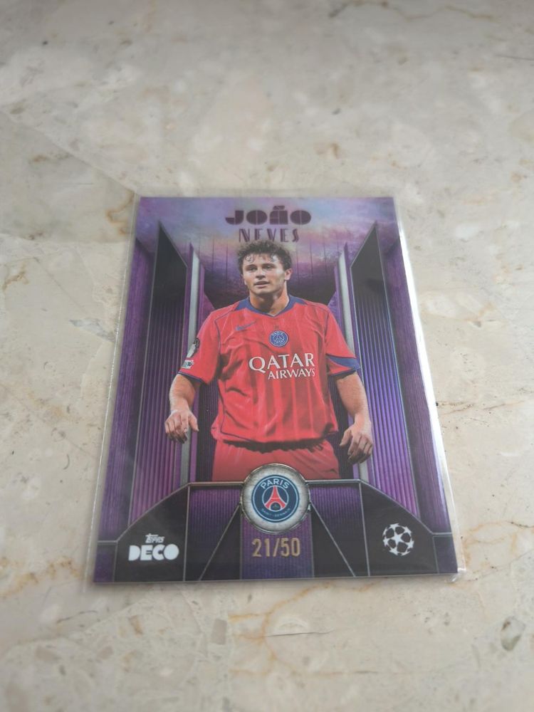 João Neves Paris Saint-Germain Football Trading Card image 1