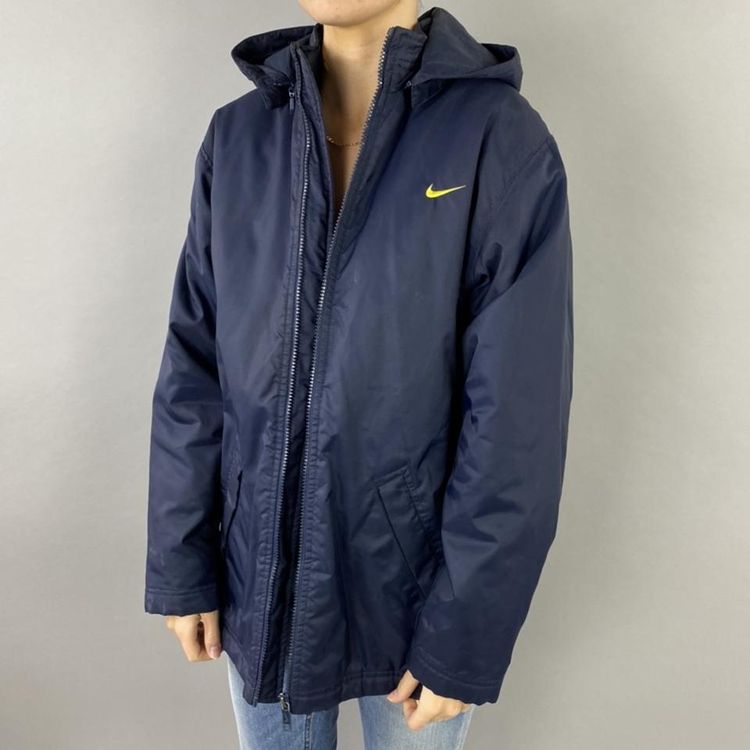 Nike jacket with swoosh spellout