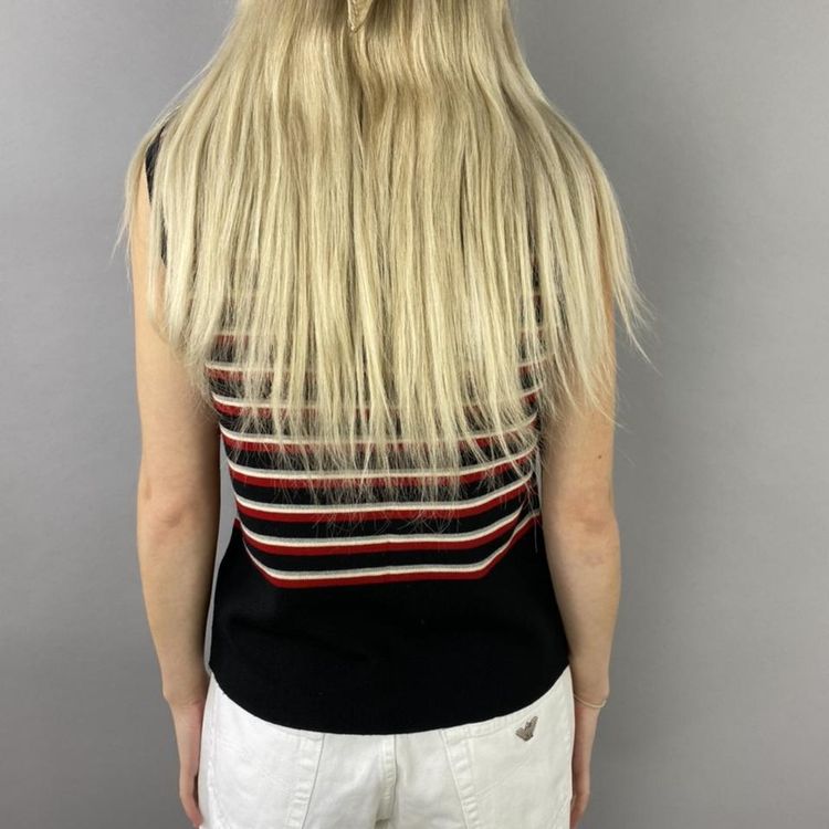 Vintage iceberg vest top and cardigan black with Maggie 4