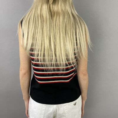 Vintage iceberg vest top and cardigan black with Maggie 4