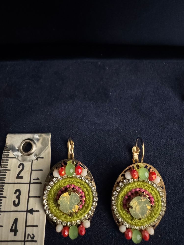 Colorful Beaded Earrings image 4