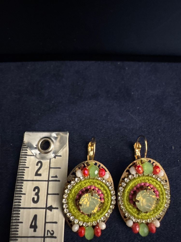 Colorful Beaded Earrings image 3