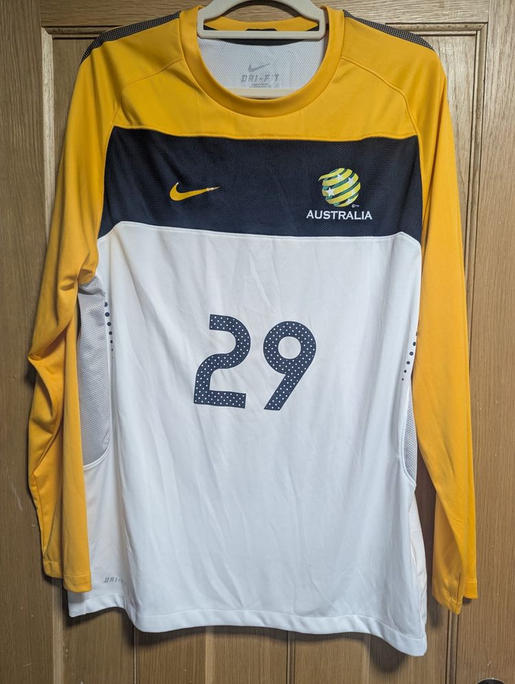 Nike Australia Long Sleeve Sports Jersey L