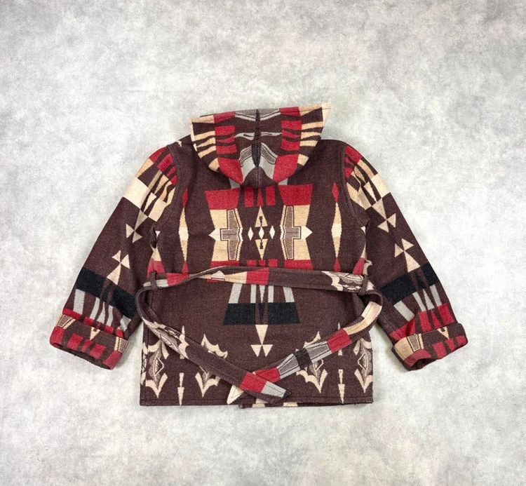 Vintage Ralph Lauren Aztec wool coat image 5
