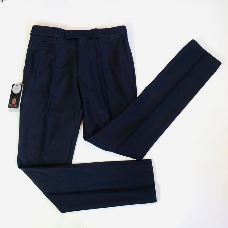 Skopes Bruno Slim Fit Mens Wine / Aubergine Smart Trousers Size 30R -  NEW 12
