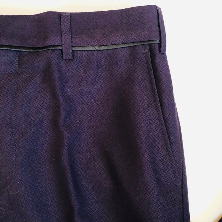 Skopes Bruno Slim Fit Mens Wine / Aubergine Smart Trousers Size 30R -  NEW 9