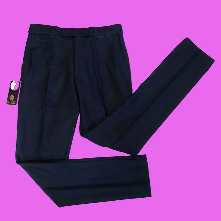 Skopes Bruno Slim Fit Mens Wine / Aubergine Smart Trousers Size 30R - NEW
