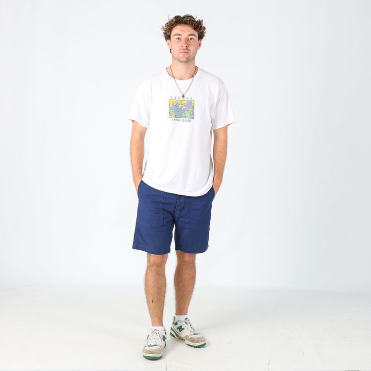Levi's Navy Blue y2ks Levi's Canvas Cargo Shorts (34x19) product image