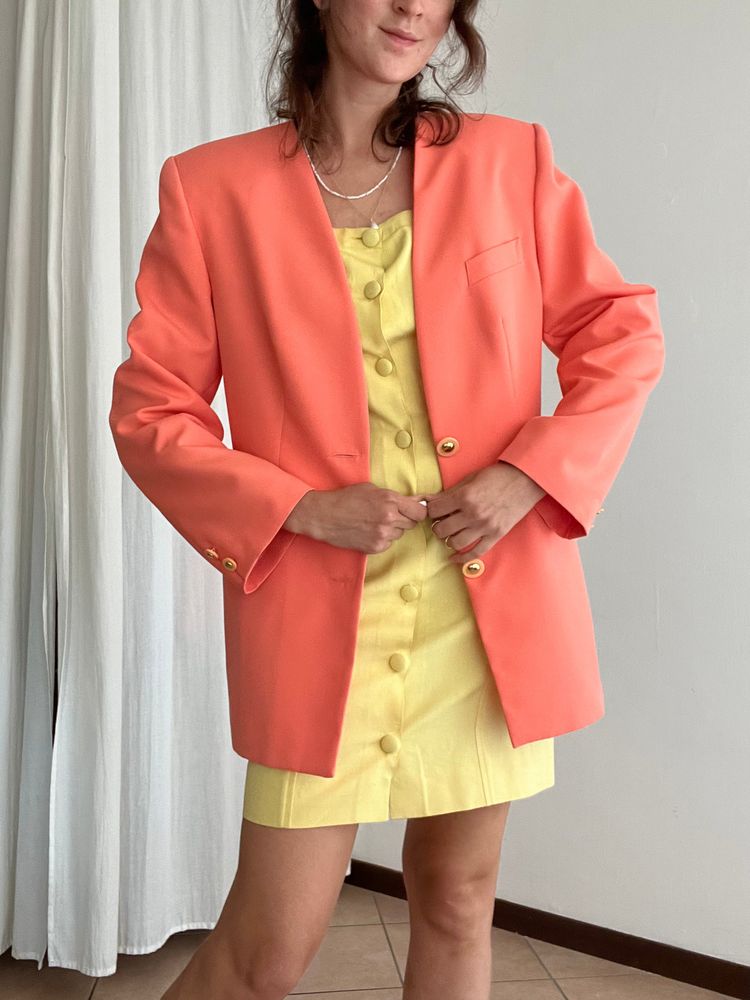zie.pulci Blazer rosa pesca 48 zdjęcie produktu