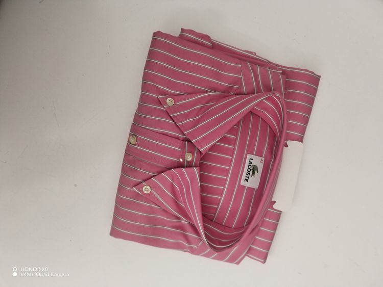 Lacoste Live Lacoste Pink Striped Polo Shirt product image