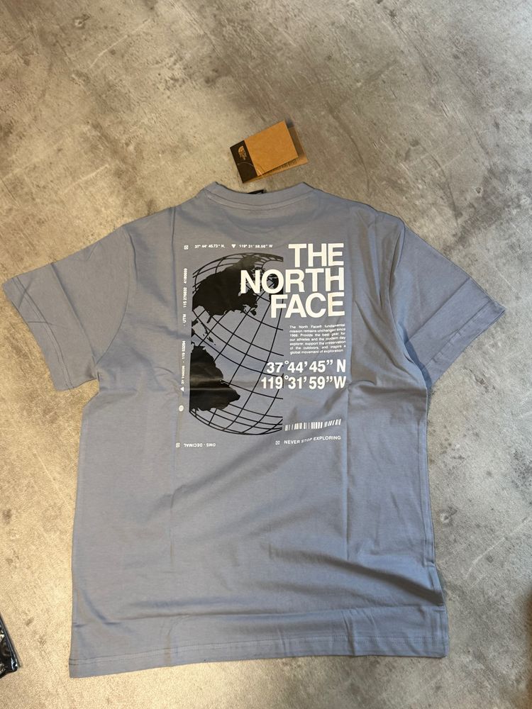 The North Face Graphic T-Shirt globe grey 