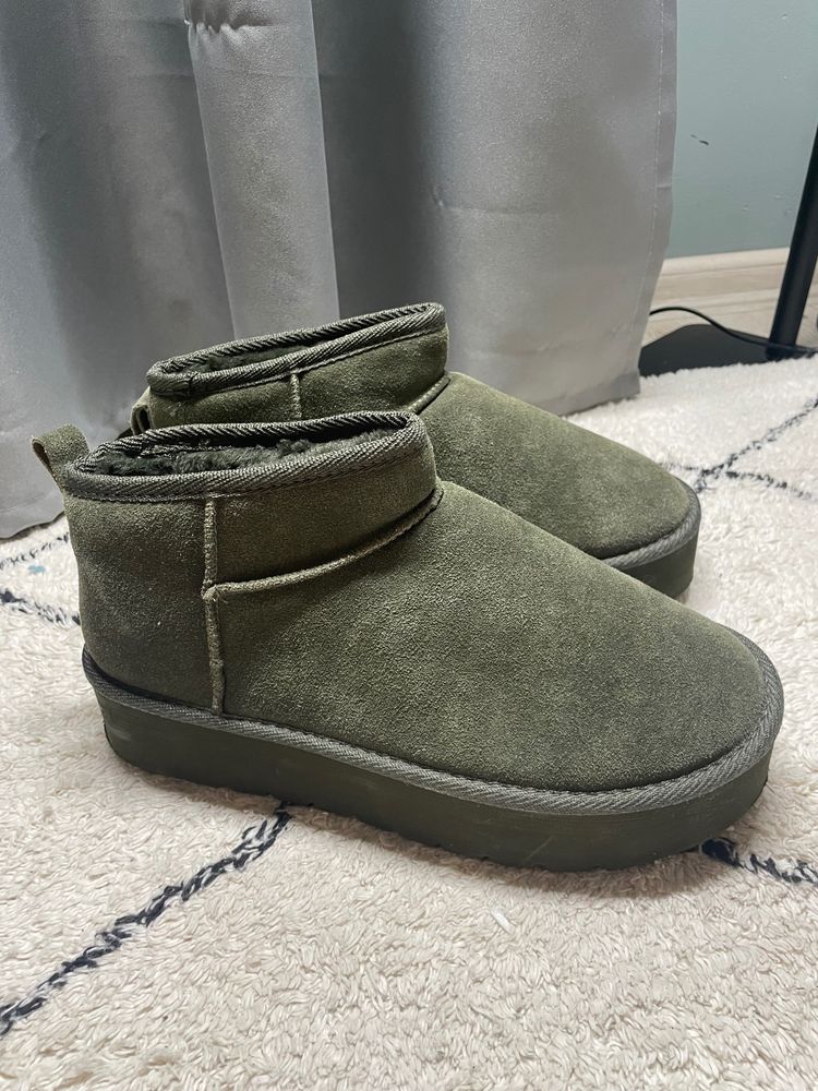 Other Green Suede Ankle Boots product image