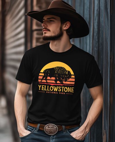 Yellowstone Park Retro T-Shirt 5