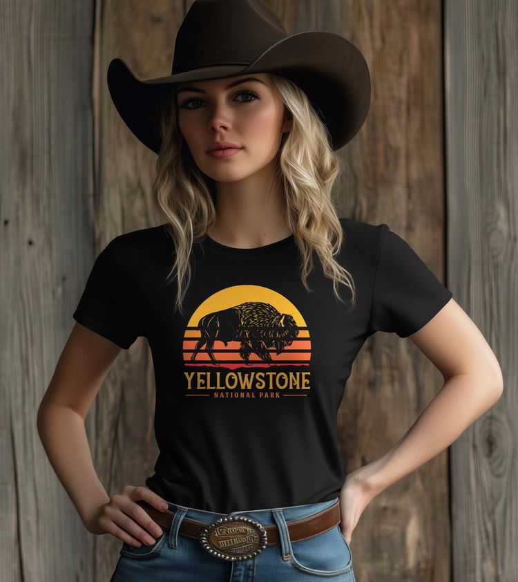 Yellowstone Park Retro T-Shirt 2