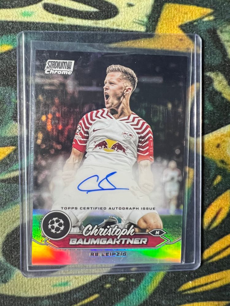 Topps Christoph Baumgartner Autographed Sports Trading Card product image