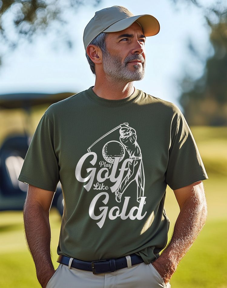 Golf-36 Gold t-shirt image 6