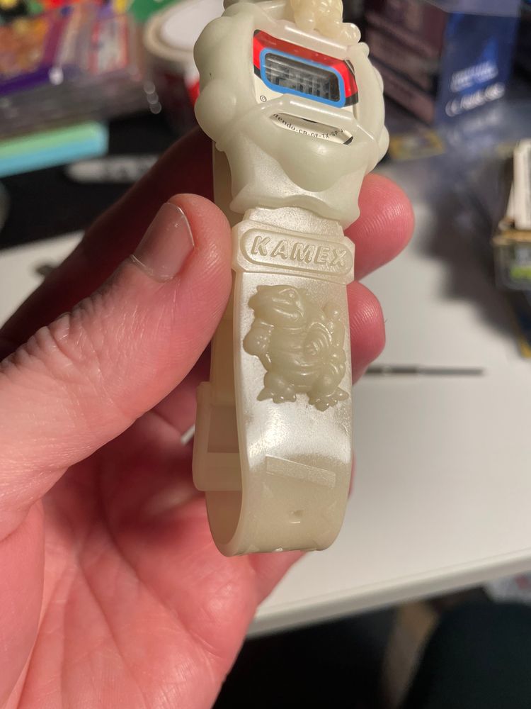 1998 Pocket Monsters Banpresto Blastoise Evo Glow In The Dark Watch Boxes As New image 3