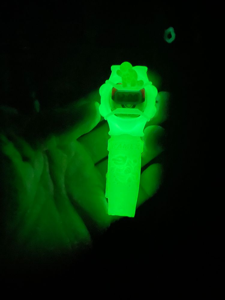 1998 Pocket Monsters Banpresto Blastoise Evo Glow In The Dark Watch Boxes As New image 5