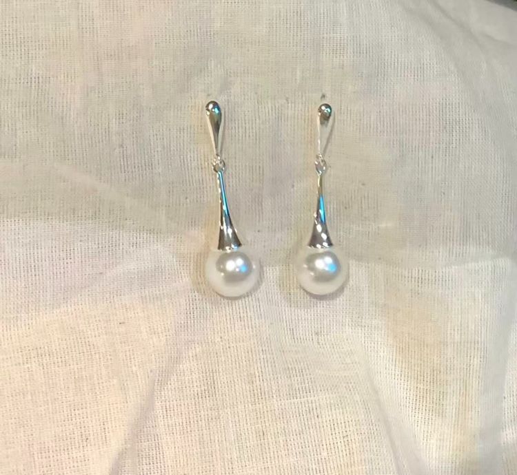 Pearl Drop Earrings imagen 2