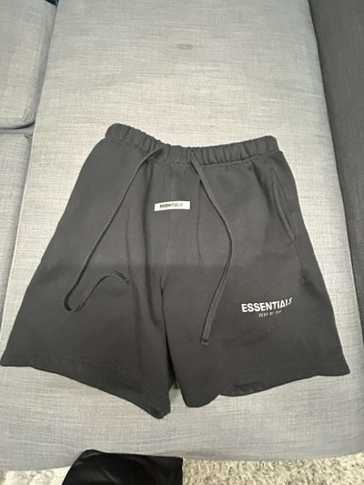Essentials black shorts