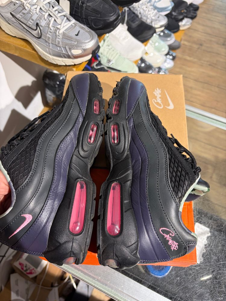 Nike AM95 Corteiz Pink Beam UK 6.5 #336 image 4