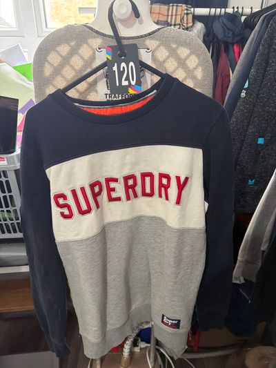120 - Superdry Color Block Sweatshirt