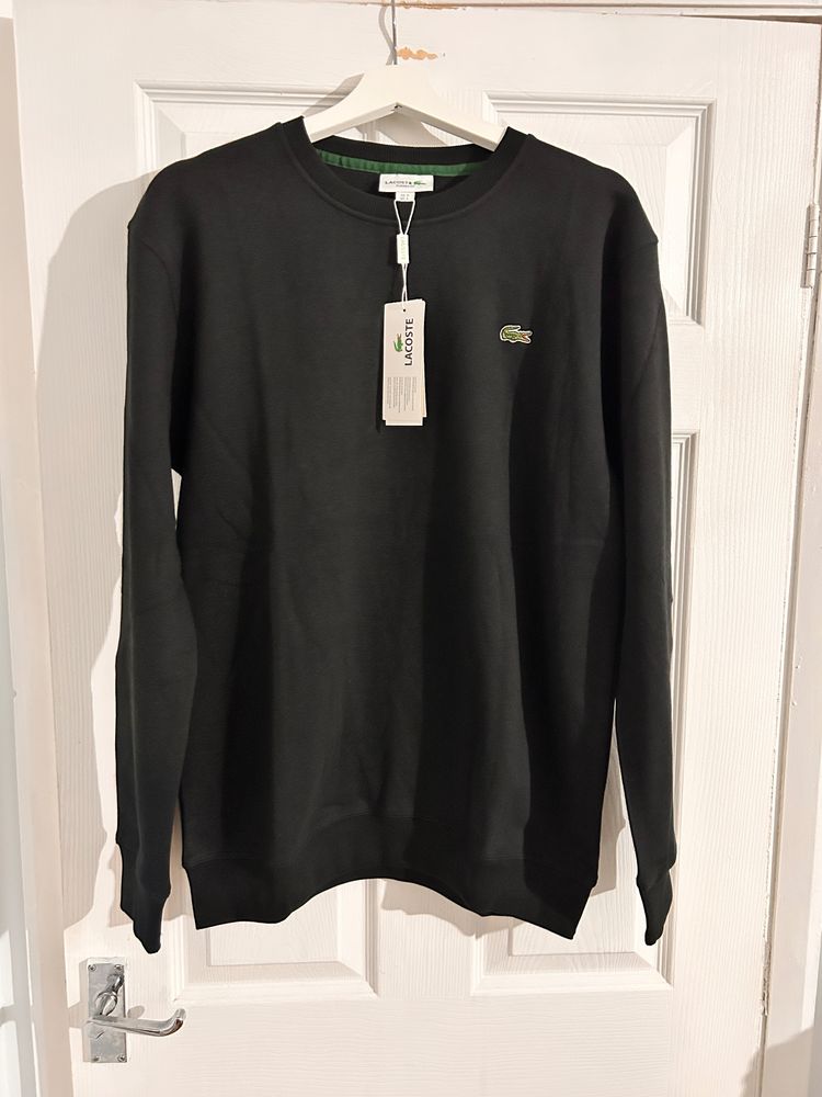 Lacoste Black Sweatshirt available sizes 