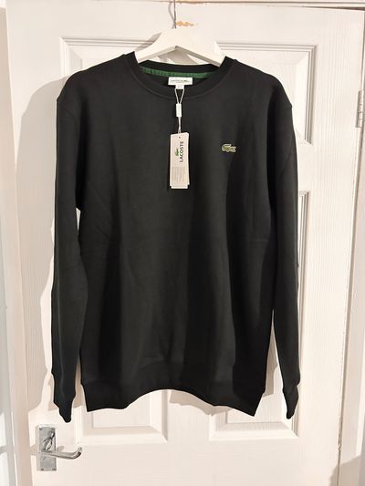 Lacoste Black Sweatshirt available sizes